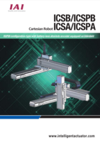 IAI ICS CATALOG ICSB/ICSPB & ICSA/ICSPA SERIES: CARTESIAN ROBOTS